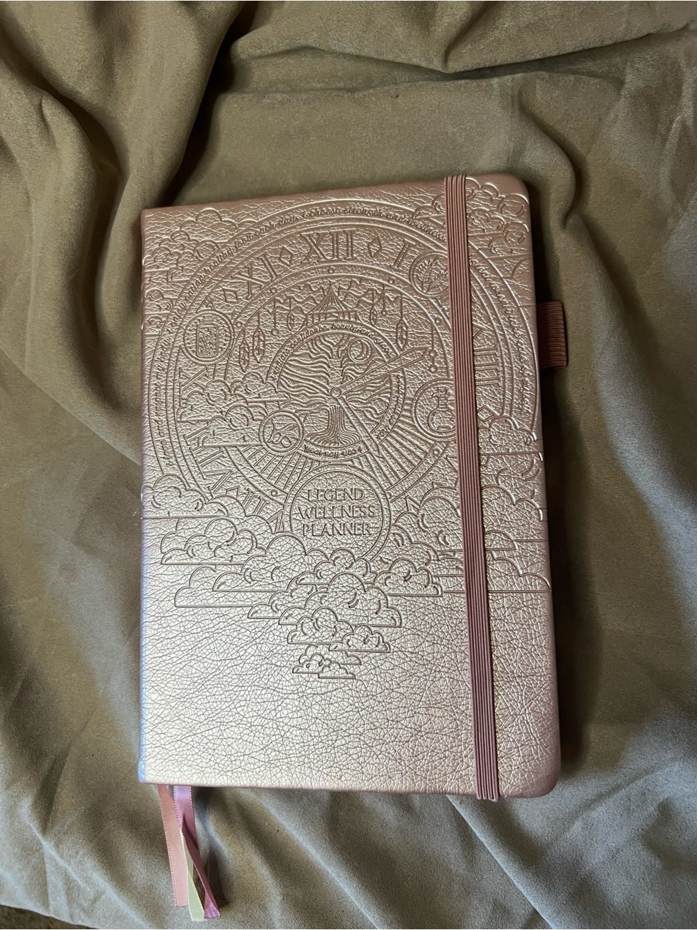 Rose Gold Notebook - Elastic Band